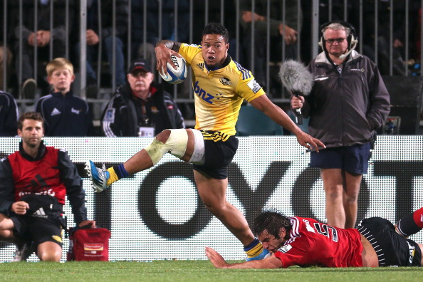 Step to it: Leiua in action for the Hurricanes this season
