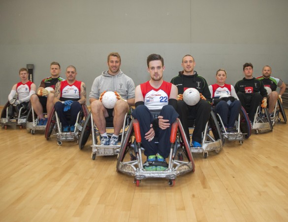 Harlequins and GB Wheelchair Rugby 290414