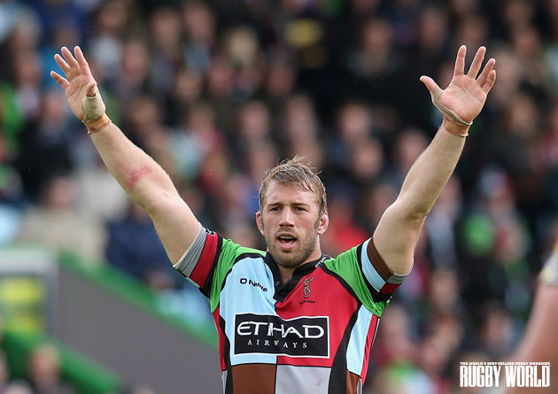 Spreading his wings: Chris Robshaw is influencing more games than he was this time last season