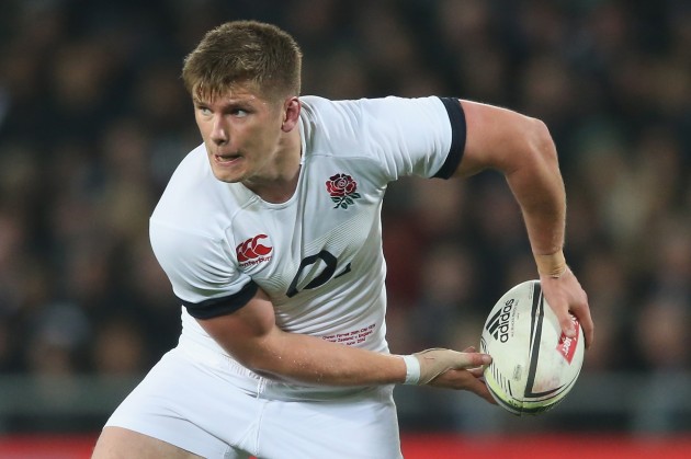 No longer running the show: England fly-half Owen Farrell will miss the third Test in New Zealand