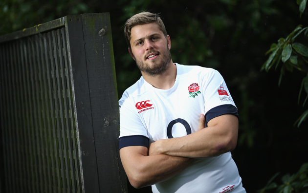Lean on me: Uncapped second-rower Ed Slater has been selected as England's captain to face the Crusaders