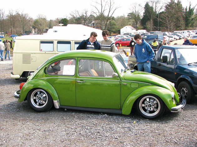 lowered Beetle - spline adjustment