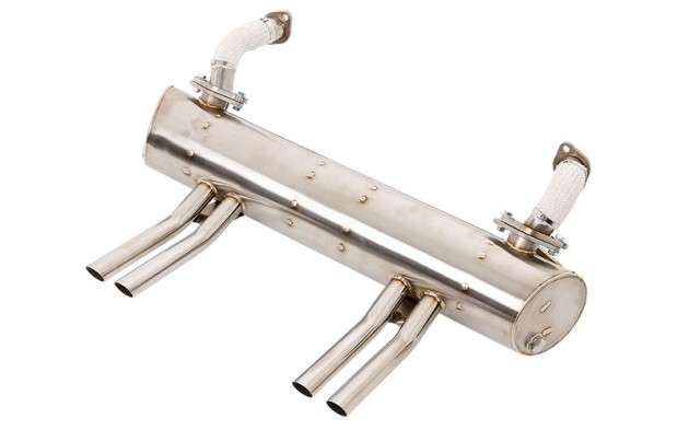 Vintage Speed four-tip exhaust
